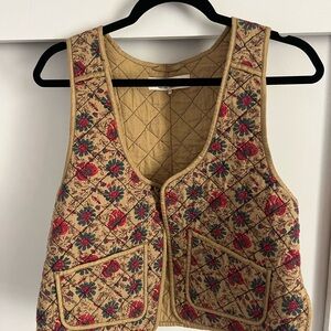 Free people quilted vest